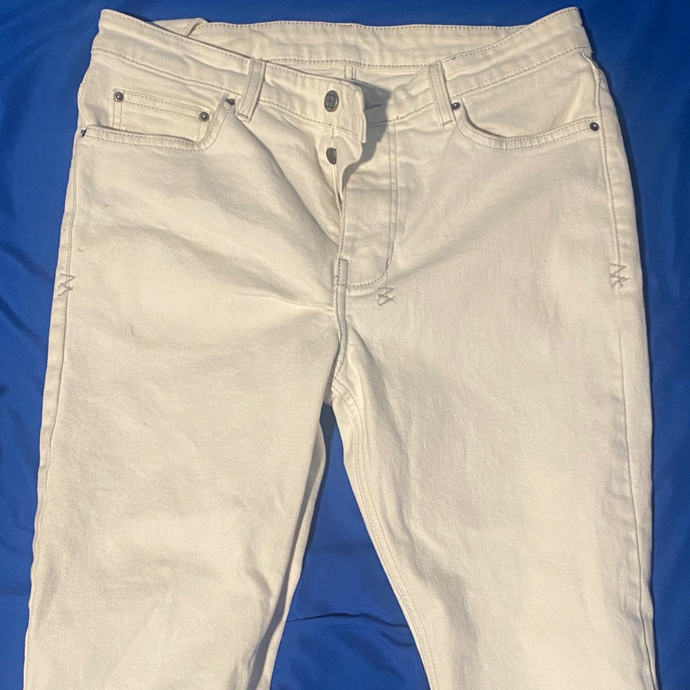 Ksubi Men's Off-White Slim Jeans
